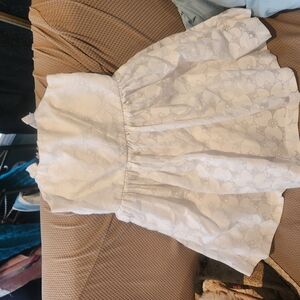 Elegant White Kids Dress